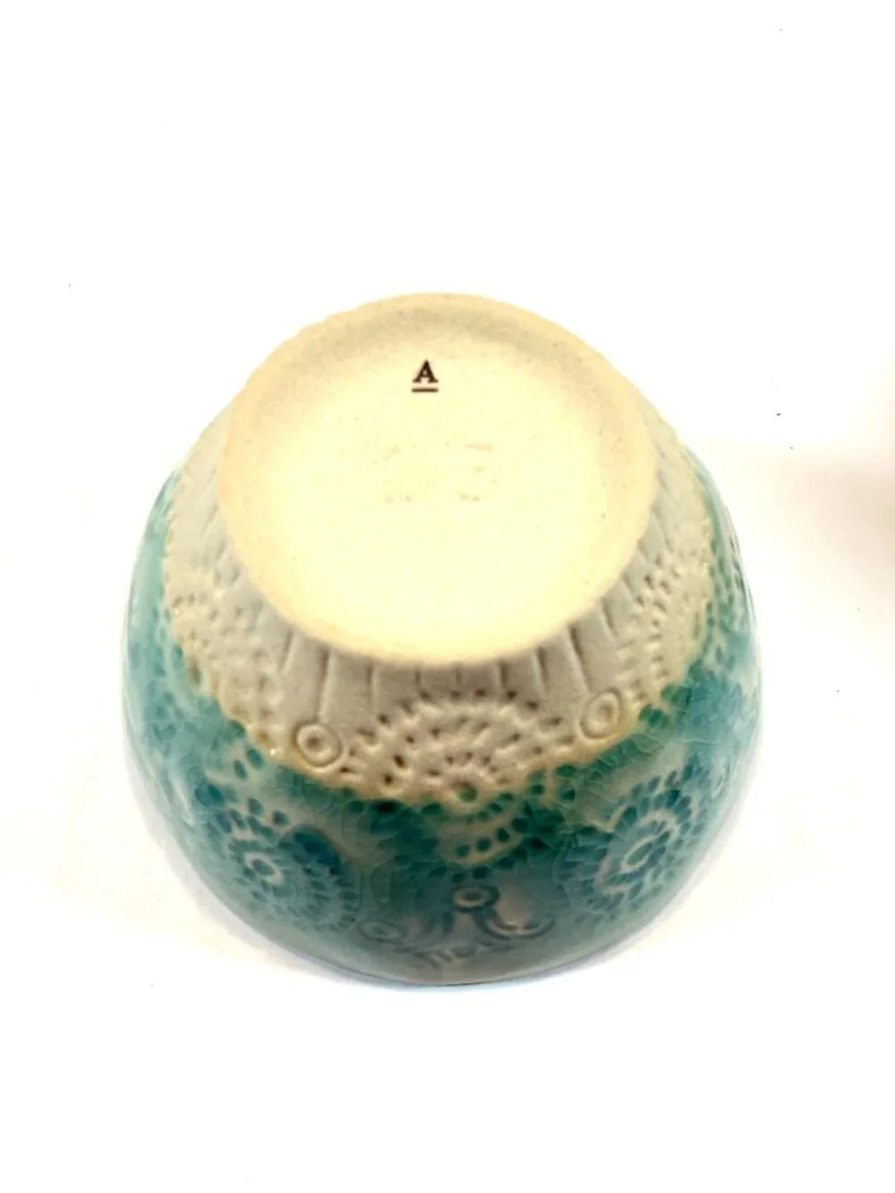 Anthropologie Old Havana Nesting Prep Bowls Set of 3 Mint Turquoise Portugal